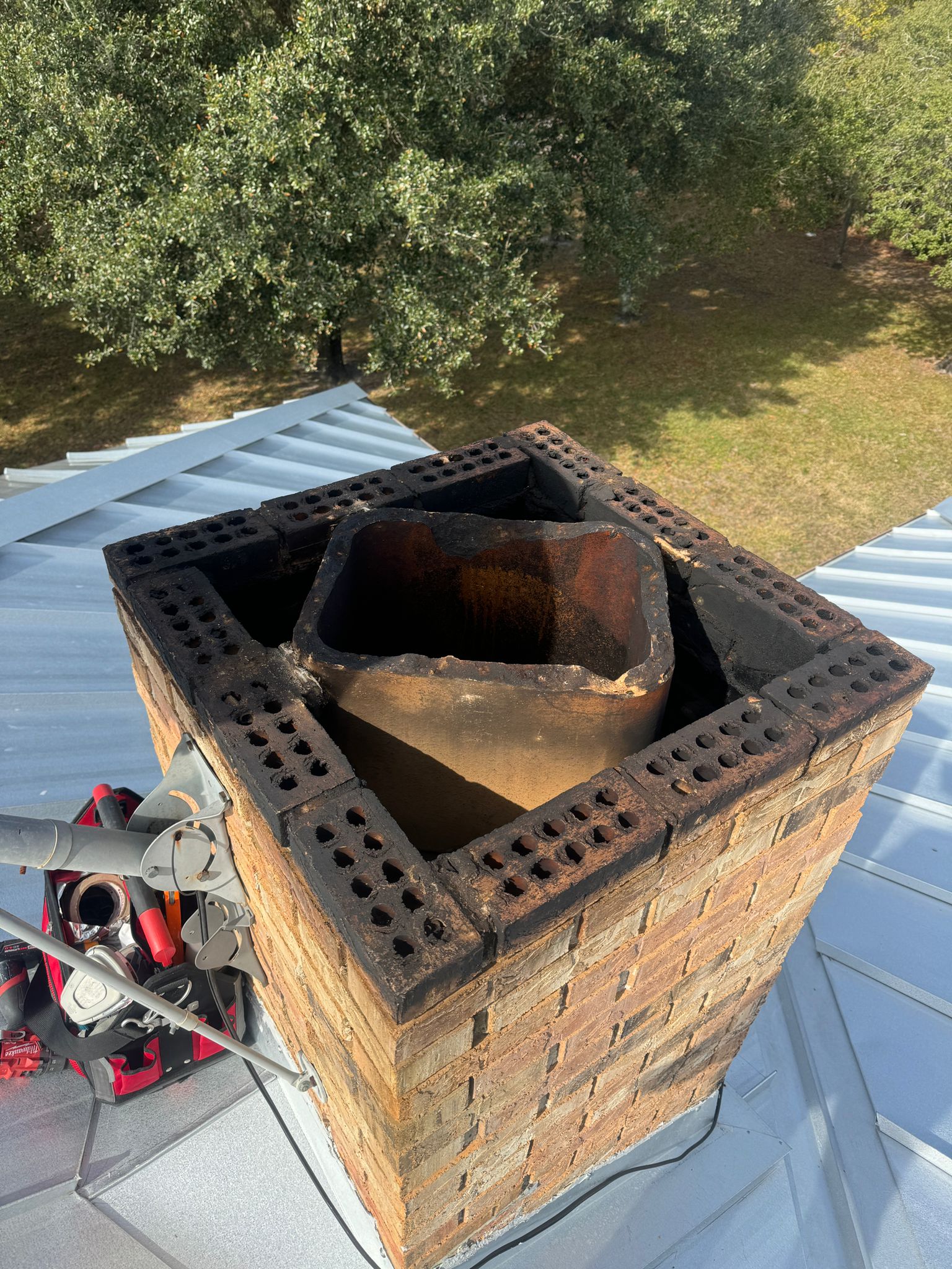 chimney liner installation