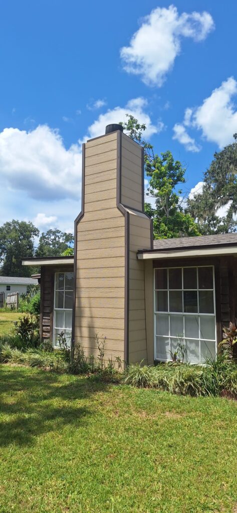 Chimney chase inspection by Chimney Exp in Brandon, Florida