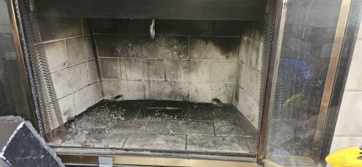 Fireplace firebox cleaning by Chimney Exp in Palma Ceia, Florida