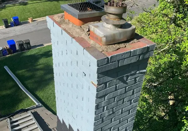 chimney cap and crown